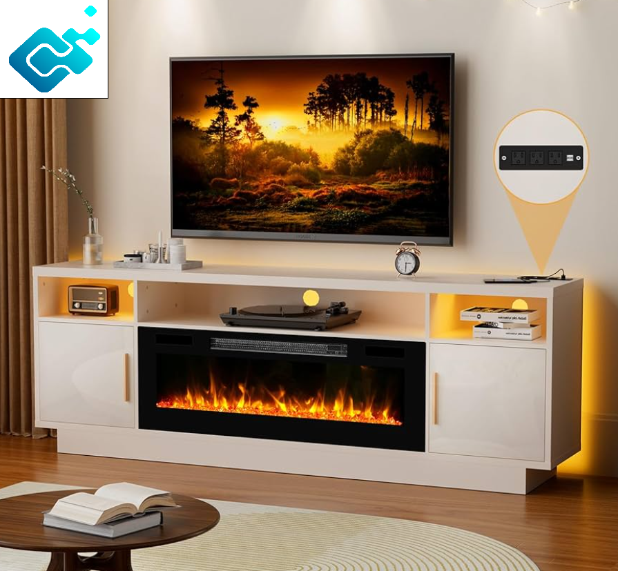 Entertainment Centers with Fireplaces